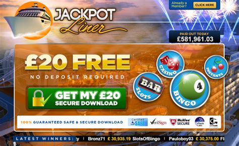 jackpot liner|jackpot liner bingo.